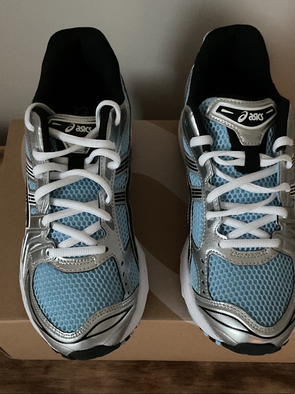 ASICS Gel Kayano 14 "Arctic Sky" Metallic Silver Blue Sneakers